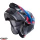 Casca modulabila (flip-up)/adventure Caberg model Tourmax X SV Sarabe K9 gun metal (titanium)/negru/BMW colours mat Pinlock ready - lentila Pinlock inclusa
