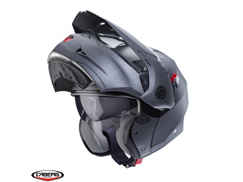 Casca modulabila (flip-up)/adventure Caberg model Tourmax X SV gun metal (titanium) mat Pinlock ready - lentila Pinlock inclusa Casca modulabila (flip-up)/adventure Caberg model Tourmax X SV gun metal (titanium) mat Pinlock ready - lentila Pinlock inclusa