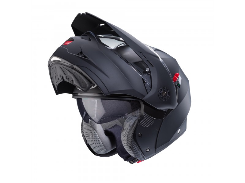 Casca modulabila (flip-up)/adventure Caberg model Tourmax X SV negru mat Pinlock ready - lentila Pinlock inclusa