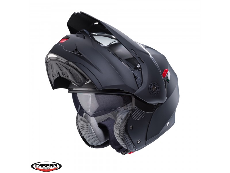 Casca modulabila (flip-up)/adventure Caberg model Tourmax X SV negru mat Pinlock ready - lentila Pinlock inclusa Casca modulabila (flip-up)/adventure Caberg model Tourmax X SV negru mat Pinlock ready - lentila Pinlock inclusa