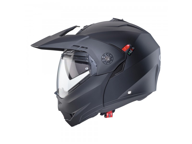 Casca modulabila (flip-up)/adventure Caberg model Tourmax X SV negru mat Pinlock ready - lentila Pinlock inclusa