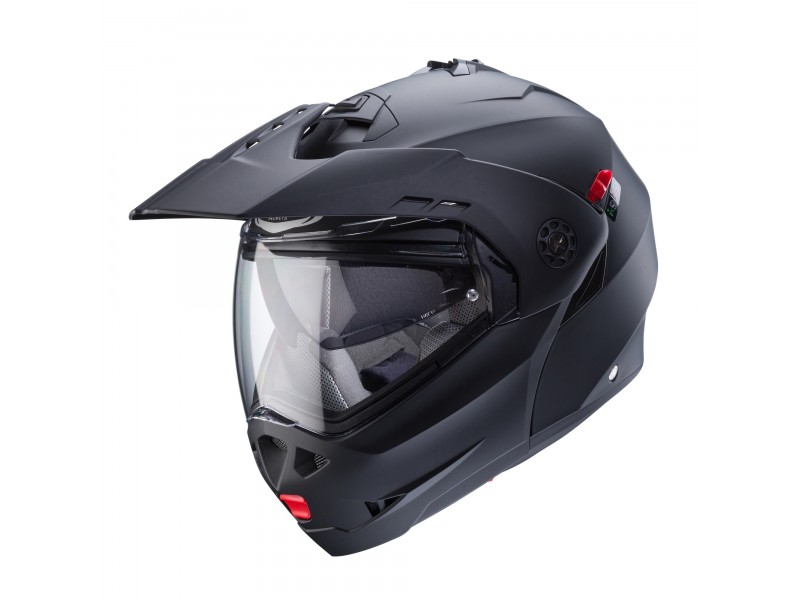 Casca modulabila (flip-up)/adventure Caberg model Tourmax X SV negru mat Pinlock ready - lentila Pinlock inclusa