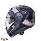 Casca modulabila (flip-up) Caberg model Duke X SV Tour G5 negru/fuchsia (roz)/antracit mat Pinlock ready - lentila Pinlock inclusa