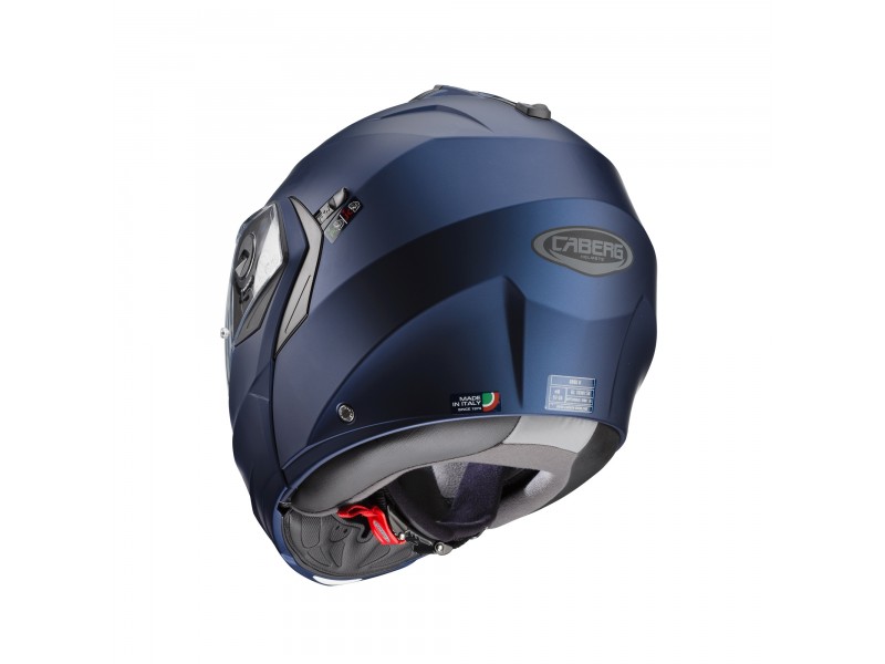 Casca modulabila (flip-up) Caberg model Duke X SV albastru mat Yama Pinlock ready - lentila Pinlock inclusa