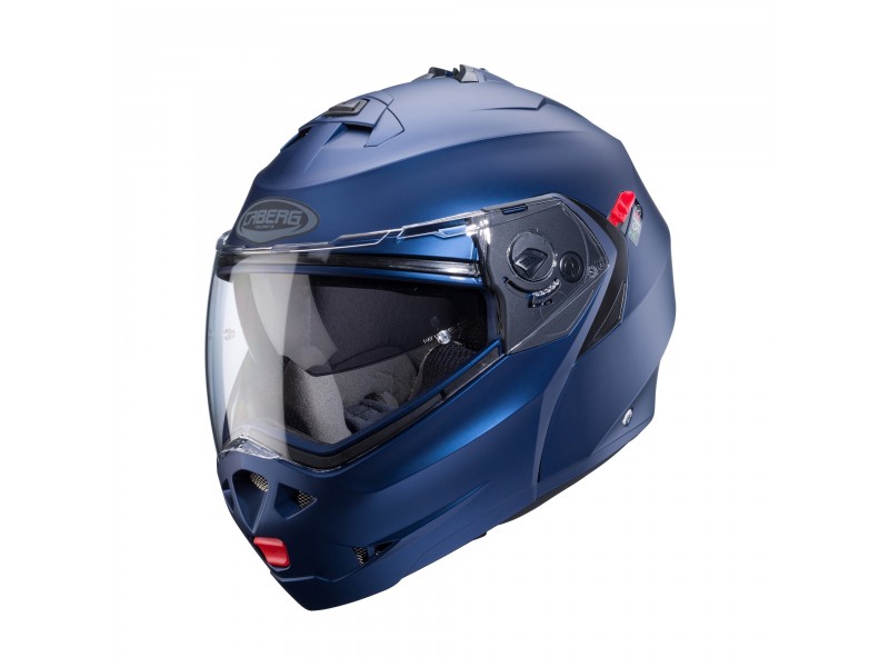 Casca modulabila (flip-up) Caberg model Duke X SV albastru mat Yama Pinlock ready - lentila Pinlock inclusa