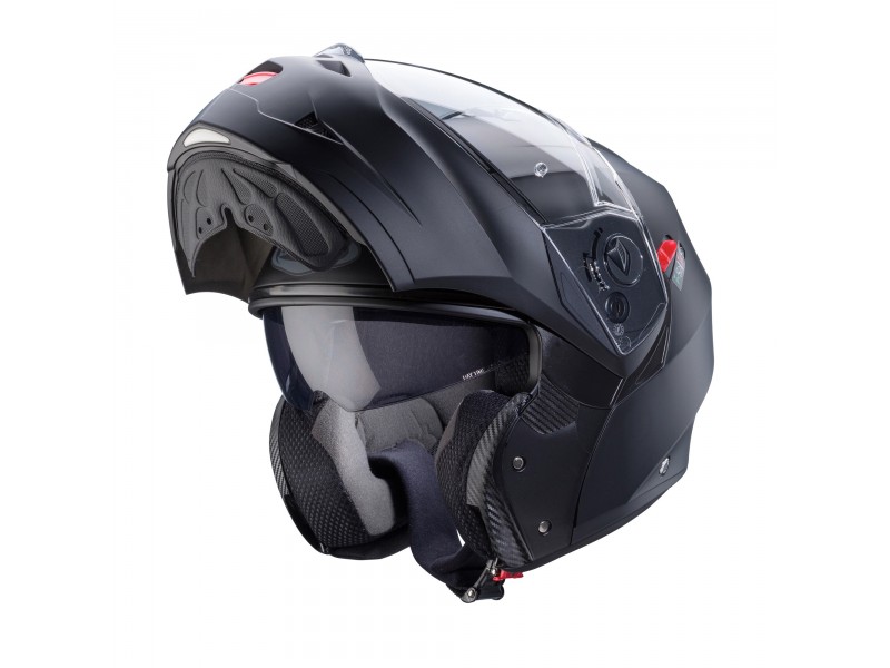 Casca modulabila (flip-up) Caberg model Duke X SV negru mat Pinlock ready - lentila Pinlock inclusa