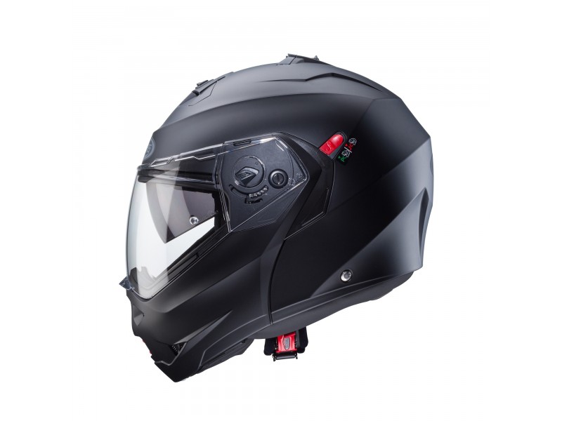 Casca modulabila (flip-up) Caberg model Duke X SV negru mat Pinlock ready - lentila Pinlock inclusa
