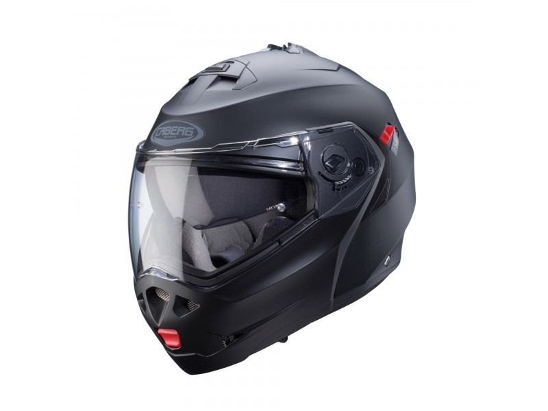 Casca modulabila (flip-up) Caberg model Duke X SV negru mat Pinlock ready - lentila Pinlock inclusa