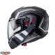 Casca modulabila (flip-up) Caberg model Horus X Road M4 negru/gun metal (titanium)/alb mat Pinlock ready - lentila Pinlock inclusa