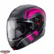 Casca modulabila (flip-up) Caberg model Horus X Road M1 gun metal (titanium)/negru/fuchsia (roz) mat Pinlock ready - lentila Pinlock inclusa Casca modulabila (flip-up) Caberg model Horus X Road M1 gun metal (titanium)/negru/fuchsia (roz) mat Pinlock ready - lentila Pinlock inclusa