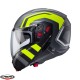 Casca modulabila (flip-up) Caberg model Horus X Road L1 gun metal (titanium)/negru/galben fluor mat Pinlock ready - lentila Pinlock inclusa