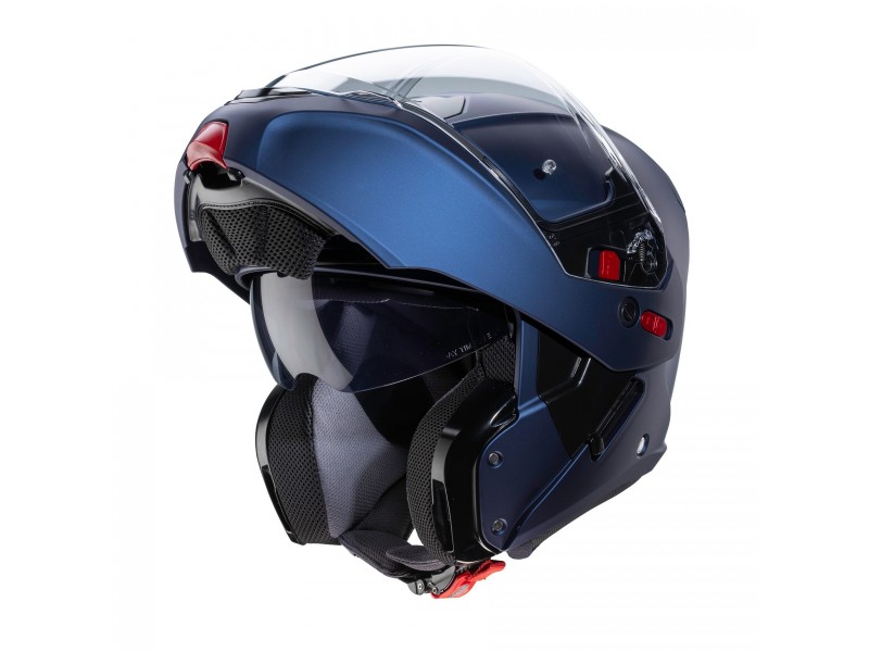 Casca modulabila (flip-up) Caberg model Horus X albastru mat Pinlock ready - lentila Pinlock inclusa