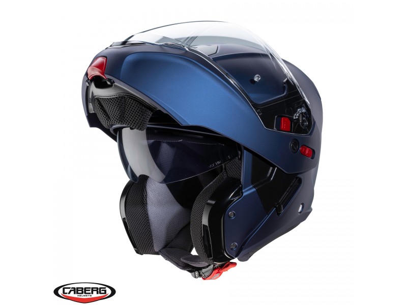 Casca modulabila (flip-up) Caberg model Horus X albastru mat Pinlock ready - lentila Pinlock inclusa Casca modulabila (flip-up) Caberg model Horus X albastru mat Pinlock ready - lentila Pinlock inclusa