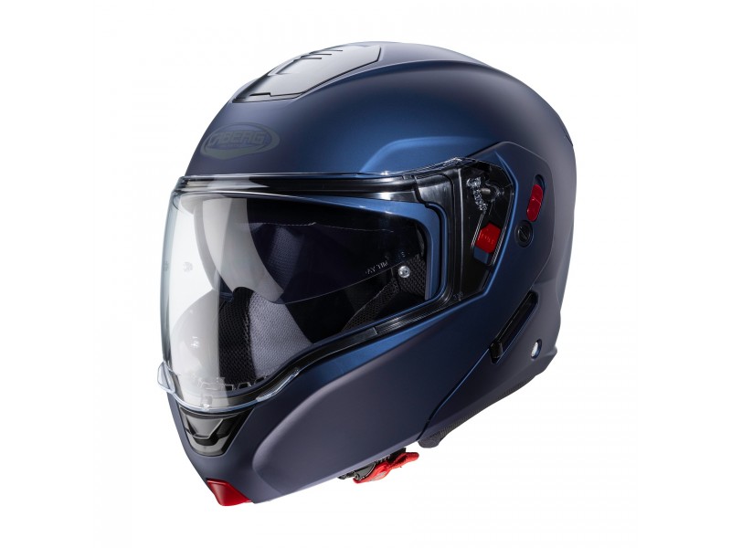 Casca modulabila (flip-up) Caberg model Horus X albastru mat Pinlock ready - lentila Pinlock inclusa