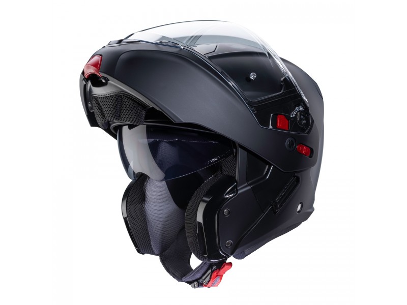 Casca modulabila (flip-up) Caberg model Horus X negru mat Pinlock ready - lentila Pinlock inclusa