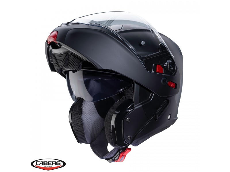 Casca modulabila (flip-up) Caberg model Horus X negru mat Pinlock ready - lentila Pinlock inclusa Casca modulabila (flip-up) Caberg model Horus X negru mat Pinlock ready - lentila Pinlock inclusa