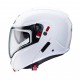 Casca modulabila (flip-up) Caberg model Horus X alb metalic lucios Pinlock ready - lentila Pinlock inclusa