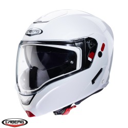 Casca modulabila (flip-up) Caberg model Horus X alb metalic lucios Pinlock ready - lentila Pinlock inclusa