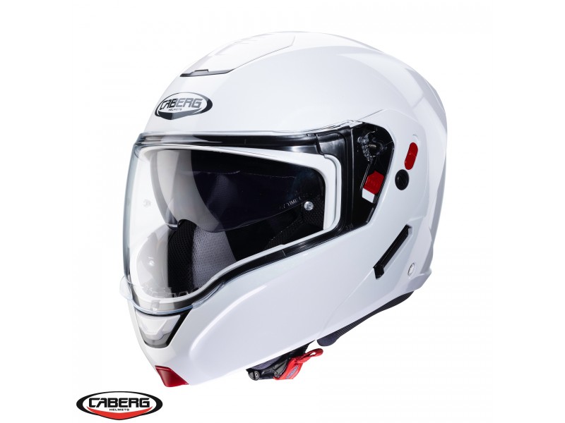 Casca modulabila (flip-up) Caberg model Horus X alb metalic lucios Pinlock ready - lentila Pinlock inclusa Casca modulabila (flip-up) Caberg model Horus X alb metalic lucios Pinlock ready - lentila Pinlock inclusa