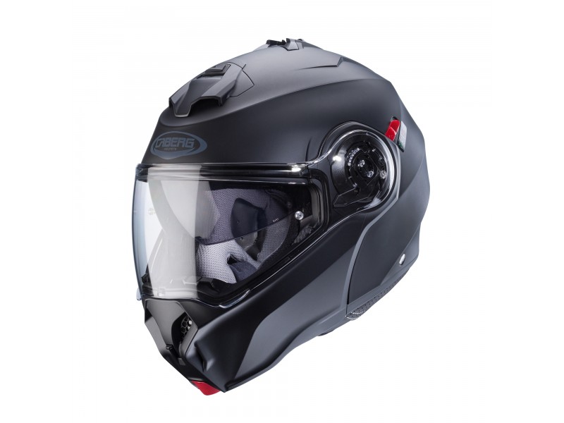 Casca modulabila (flip-up) Caberg model Duke Evo SV negru mat Pinlock ready - lentila Pinlock inclusa