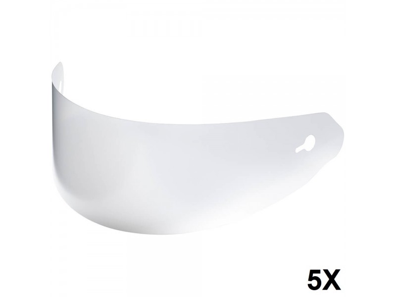 Kit 5 tear-off (kit 5 folii transparente) casca integrala Caberg model Drift - Drift Evo