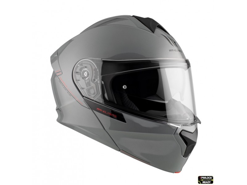 Casca modulabila MT Genesis SV A12 gri lucios Pinlock ready - omologare noua ECE 22.06 Casca modulabila MT Genesis SV A12 gri lucios Pinlock ready - omologare noua ECE 22.06