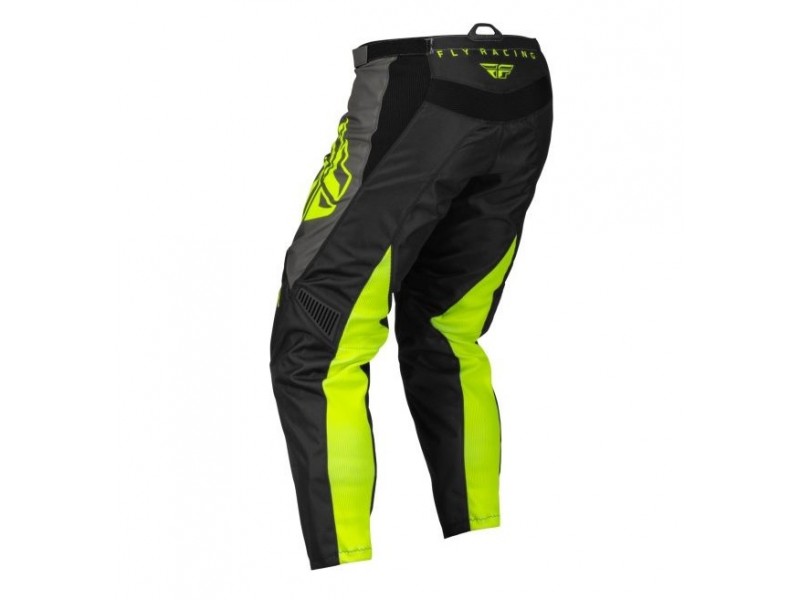 Pantaloni motociclete cross-enduro Fly Racing model F-16 culoare: negru/galben fluor Pantaloni motociclete cross-enduro Fly Racing model F-16 culoare: negru/galben fluor