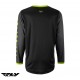 Tricou (bluza) cross-enduro Fly Racing model F-16 culoare: negru/galben fluor