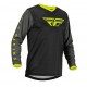 Tricou (bluza) cross-enduro Fly Racing model F-16 culoare: negru/galben fluor Tricou (bluza) cross-enduro Fly Racing model F-16 culoare: negru/galben fluor