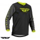 Tricou (bluza) cross-enduro Fly Racing model F-16 culoare: negru/galben fluor
