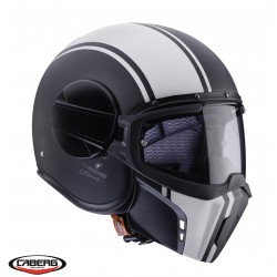 Casca Caberg model Ghost Legend negru/alb mat - fibra de sticla Casca Caberg model Ghost Legend negru/alb mat - fibra de sticla