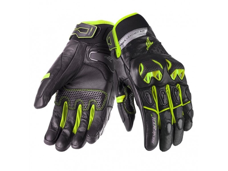 Manusi barbati Racing/Naked iarna Seventy model SD-N47 negru/galben