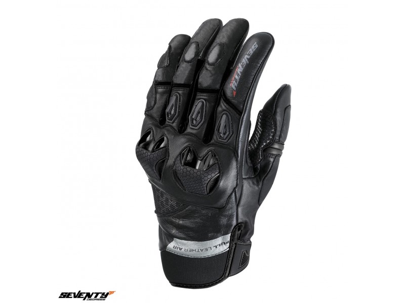 Manusi barbati Racing/Naked iarna Seventy model SD-N47 negru/gri
