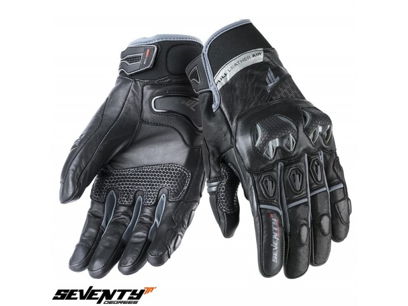 Manusi barbati Racing/Naked iarna Seventy model SD-N47 negru/gri