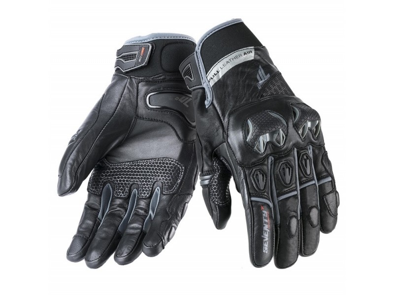 Manusi barbati Racing/Naked iarna Seventy model SD-N47 negru/gri