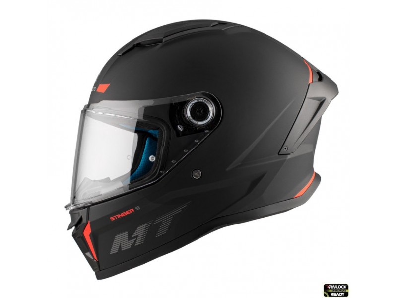 Casca integrala MT Stinger 2 A1 negru mat - tip viziera: MT-V-28B Casca integrala MT Stinger 2 A1 negru mat - tip viziera: MT-V-28B