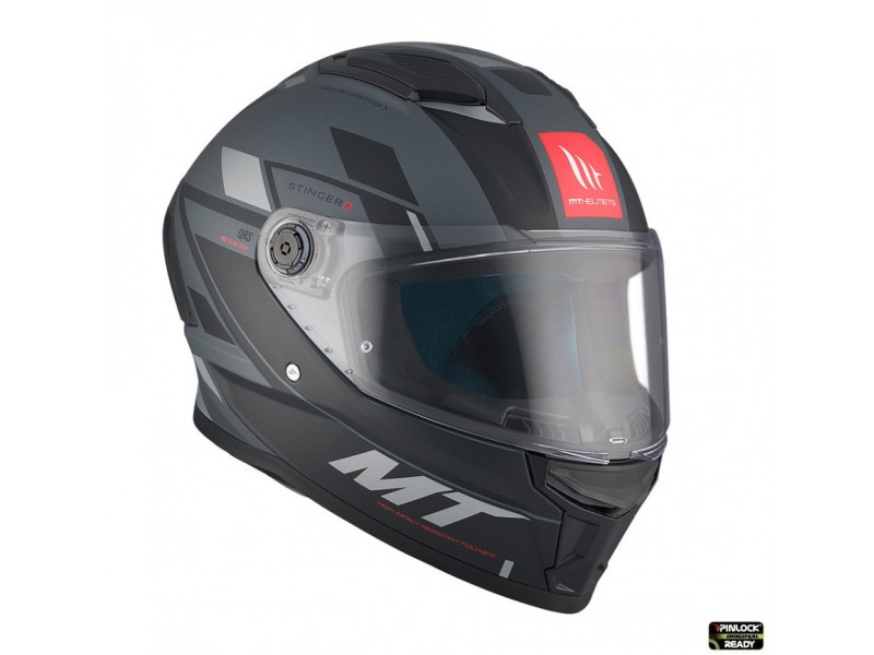 Casca integrala MT Stinger 2 Zivze C2 negru/gri mat - tip viziera: MT-V-28B Casca integrala MT Stinger 2 Zivze C2 negru/gri mat - tip viziera: MT-V-28B