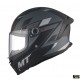 Casca integrala MT Stinger 2 Zivze C2 negru/gri mat - tip viziera: MT-V-28B Casca integrala MT Stinger 2 Zivze C2 negru/gri mat - tip viziera: MT-V-28B