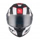 Casca integrala MT Stinger 2 Zivze B5 negru/alb/rosu mat - tip viziera: MT-V-28B