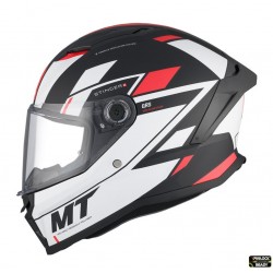 Casca integrala MT Stinger 2 Zivze B5 negru/alb/rosu mat - tip viziera: MT-V-28B Casca integrala MT Stinger 2 Zivze B5 negru/alb/rosu mat - tip viziera: MT-V-28B