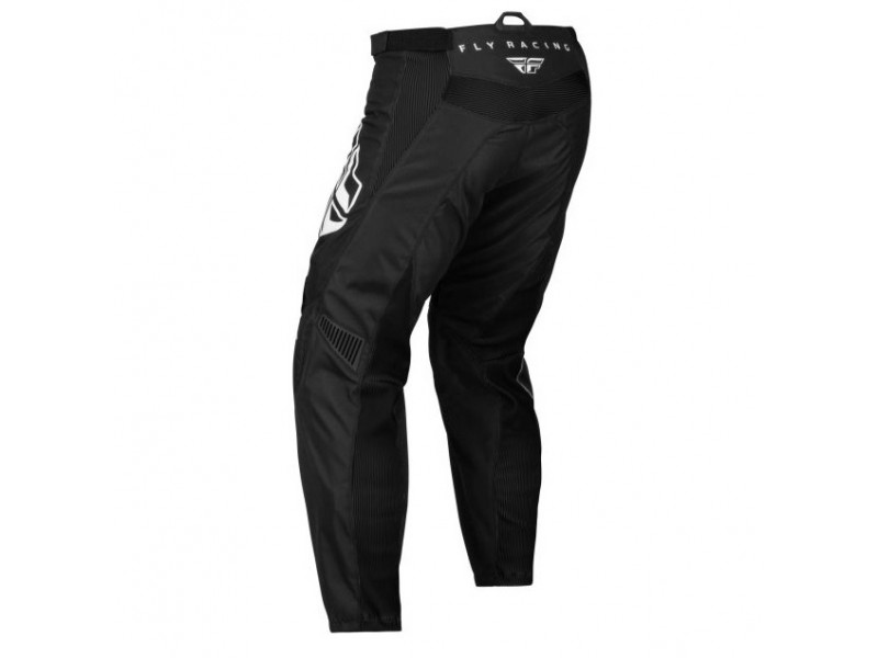 Pantaloni motociclete cross-enduro Fly Racing model F-16 culoare: negru/alb