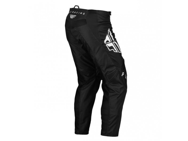 Pantaloni motociclete cross-enduro Fly Racing model F-16 culoare: negru/alb