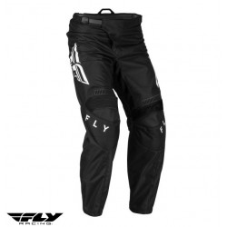 Pantaloni motociclete cross-enduro Fly Racing model F-16 culoare: negru/alb