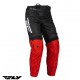 Pantaloni motociclete cross-enduro Fly Racing model F-16 culoare: negru/rosu