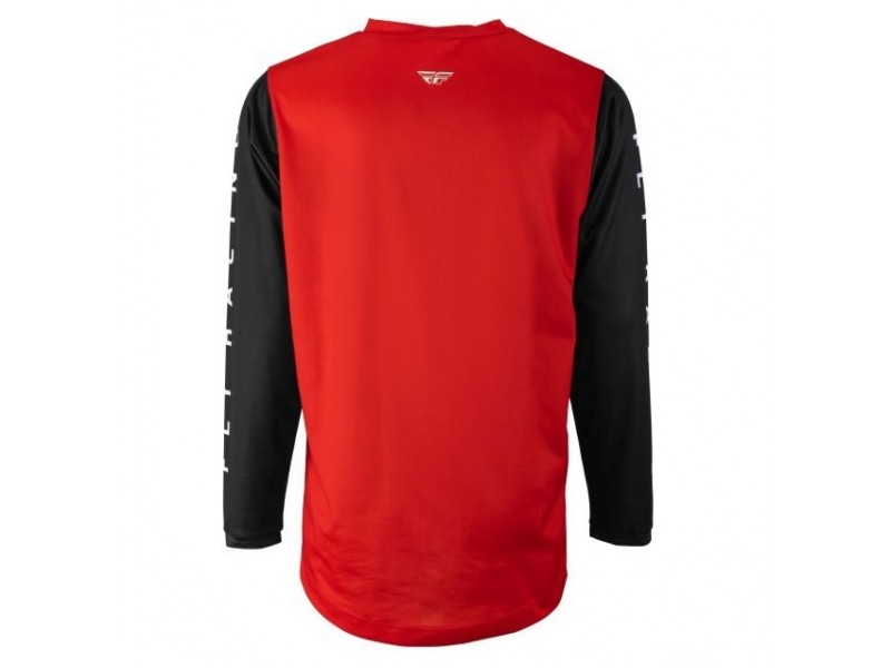 Tricou (bluza) cross-enduro Fly Racing model F-16 culoare: negru/rosu