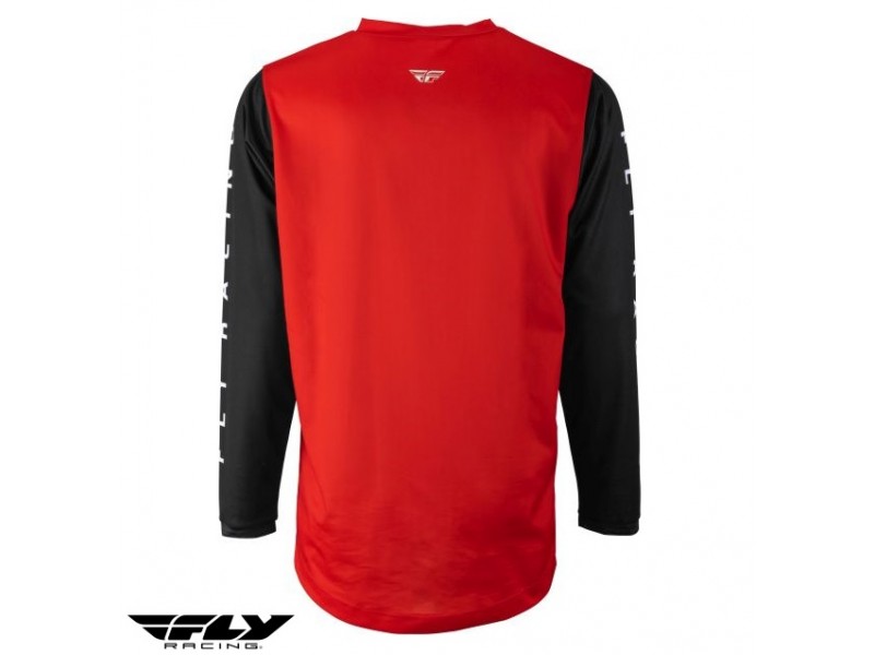Tricou (bluza) cross-enduro Fly Racing model F-16 culoare: negru/rosu