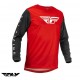 Tricou (bluza) cross-enduro Fly Racing model F-16 culoare: negru/rosu