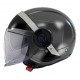 Casca MT Viale SV 68 Unit D2 gri mat (ochelari soare integrati) (open face)