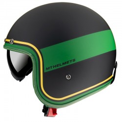 Casca open face MT Le Mans 2 SV Tant C9 negru/auriu mat (ochelari soare integrati) Casca open face MT Le Mans 2 SV Tant C9 negru/auriu mat (ochelari soare integrati)