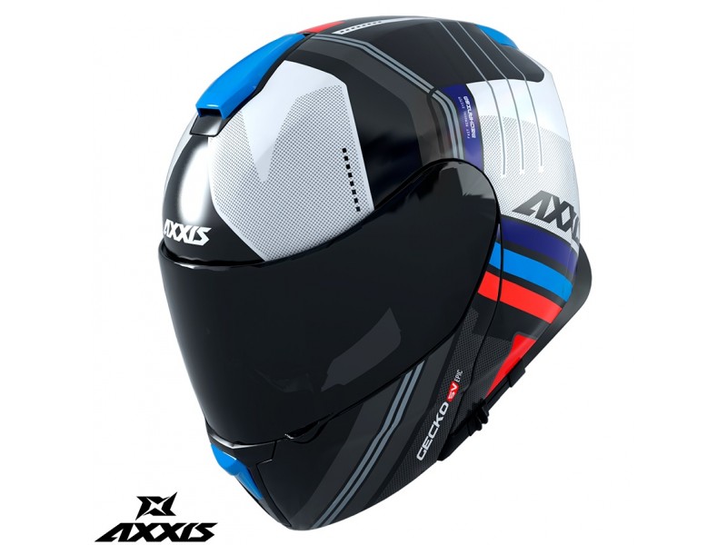 Casca modulabila Axxis model Gecko SV Epic B7 albastru lucios (ochelari soare integrati) Casca modulabila Axxis model Gecko SV Epic B7 albastru lucios (ochelari soare integrati)